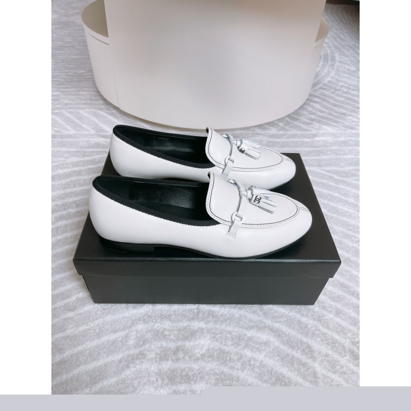 Ch*el leather shoes